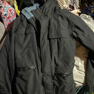 Burton men’s small snow jacket blue/black